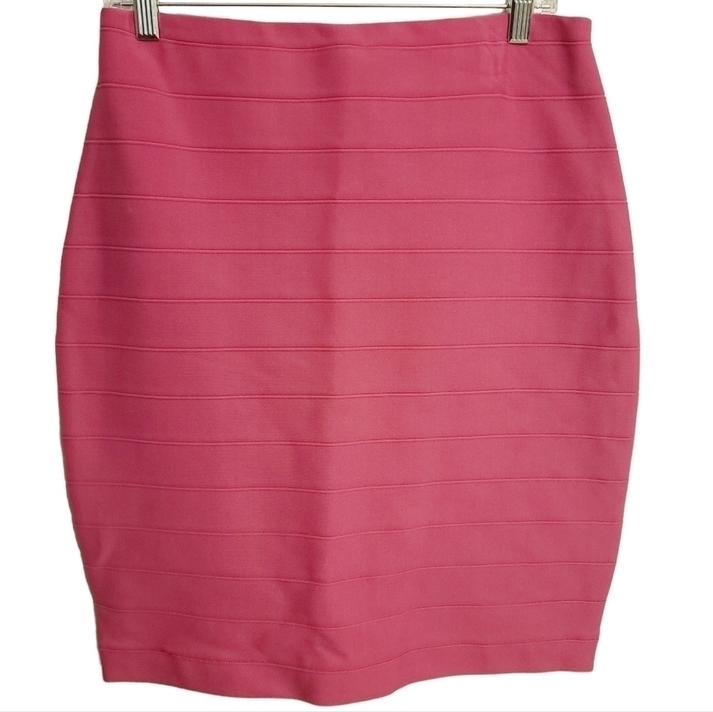 Joseph Ribkoff | Women's Essential Hot Pink Bandage Pencil Skirt (US Size 12)